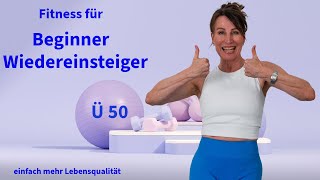 10 TOP ÜBUNGEN FÜR BEGINNER  ES IST NIE ZU SPÄT UM MIT FITNESS ZU BEGINNEN 💟 [upl. by Charis]