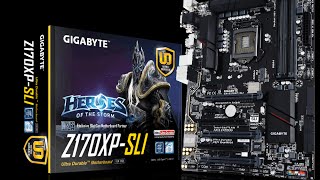 GIGABYTE 100 Series GA Z170XP SLI Motherboard Unboxing [upl. by Adnarrim]