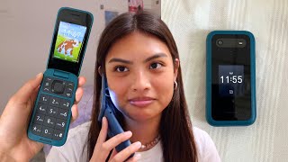 gen z uses a FLIP PHONE for a week  get well series ep 1 [upl. by Hubble]