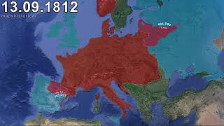 The Napoleonic Wars Every Day using Google Earth [upl. by Allyn]