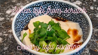 Tofu pudding  silken tofu from scratch 豆腐花 [upl. by Mycah]