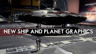 Elite Dangerous Odyssey  The New Graphics  Ships and Planets [upl. by Leland]