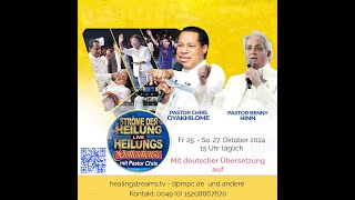 Oktober Promo  Ströme der Heilung Live Heilungsgottesdienst mit Pastor Chris amp Pastor Benny [upl. by Dorkus]