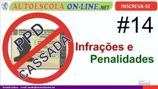 Infrações e Penalidades  Cassação da PPD Permissão Para Dirigir [upl. by Udale837]