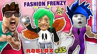 FGTEEV Fashion Frenzy ROBLOX 35 Silly Scary Famous Celebrity Dress Up Game Chase vs Lexi vs Duddy [upl. by Chelsie201]