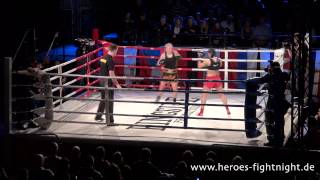 quotHEROES FIGHTNIGHT 1quot Joanna Noga vs Caroline Abe [upl. by Nosloc324]