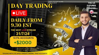 TRADING LIVE SampP 500 FUTURES MARKET [upl. by Carnahan245]