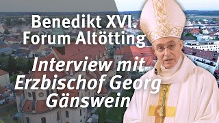 Live – Benedikt XVI Forum in Altötting Interview mit Erzbischof Gänswein  14072024 [upl. by Avron898]