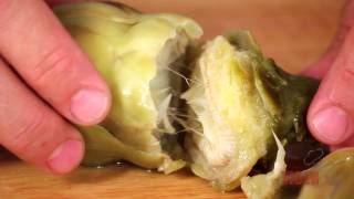 Perfect Artichoke Preparation by Chef Dangoor  TigerChef [upl. by Einnej692]