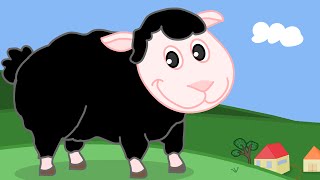 BAA BAA BLACK SHEEP Childrens Song with Lyrics [upl. by Perloff]