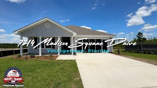 2024 Bay County Parade of Homes Model Home  7214 Madison Square Drive Youngstown Florida [upl. by Ollopa]