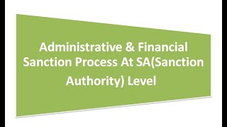 Process to prepare and digitally sign the AampF Sanction at Sanctioning Authority Level on AFS [upl. by Carolee516]