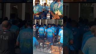 Fiji Teams Hymn of Faith at Paris Olympic Village [upl. by Ozan]