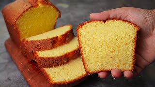 Super Spongy Hot Milk Cake Recipe  Easy Hot Milk Cake  Yummy [upl. by Oetomit696]