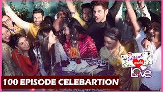 Internet Wala Love Completes 100 Episodes Tunisha  Shivin amp Jayati Cut Cake [upl. by Nairolf]