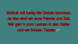 Böhse Onkelz Terpentin mh karaoke karaoke [upl. by Nyrmac166]