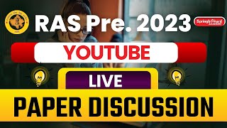 RAS PRE 2023  Complete Paper Discussion  RAS Pre Answer Key  Springboard Academy [upl. by Nnylcaj]