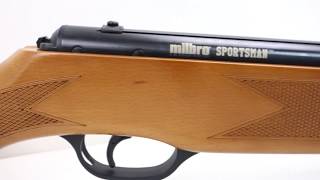 Milbro SPORTSMAN break barrel 177 Air Rifle 800 fps 390954 DMDIFFUSION [upl. by Adnohsar]