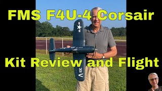 FMS F4U4 Corsair Kit Review and Flight [upl. by Eran]