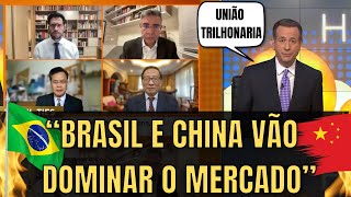 Tv Estadunidense Mostra A União Entre Brasil E China No Mercado Global [upl. by Correy]