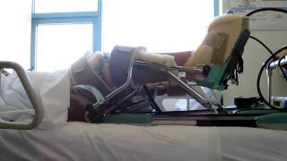 Continuous Passive Motion Movement Machine Bilateral Total Knee Replacement  CPM [upl. by Aihsemek807]