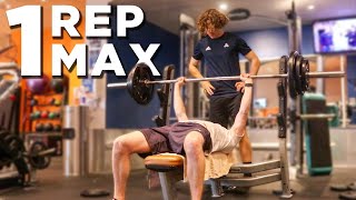 Testing My 1 REP Bench MAX [upl. by Elmira]