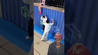 Jumping parkour bounce dance funny bboy prank trampoline flip jump fitness [upl. by Muraida]