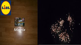 weco matrix BATTERIE Feuerwerk LIDL [upl. by Aikemal]