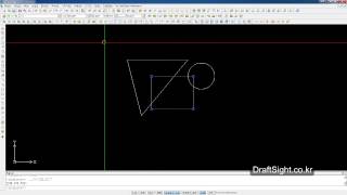 2D CAD DraftSight 기본 기능 설명선택방식 편 [upl. by Ajiak6]