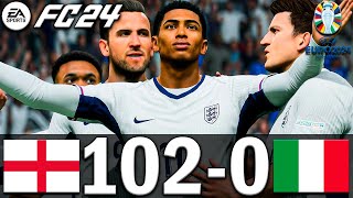 FIFA 24  ENGLAND 1020 ITALY  UEFA EURO 2024 FINAL  FIFA 24 PS5 [upl. by Cleodel]