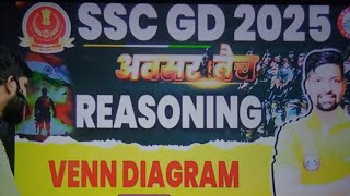 SSC GD Constable  2025 Venn Diagram अब हिंदी में उपलब्ध  SSC GD Reasoning by sandeep sir 1 rwa [upl. by Esila]