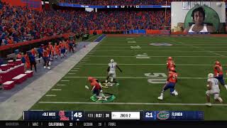 NCAA25 COACH WOOD vs Ole Miss [upl. by Yreme7]