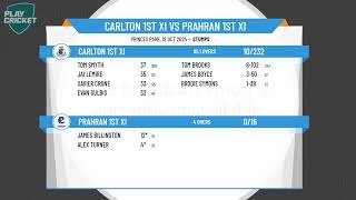 Carlton 1st XI v Prahran 1st XI [upl. by Eesak688]