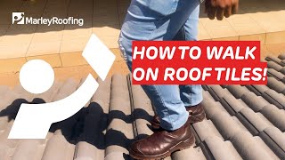 How to walk on Concrete Tile Roof [upl. by Morrison]