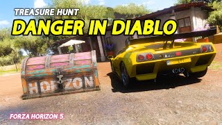 Forza Horizon 5 Treasure Hunt Danger In Diablo  Danger Sign Ridge Crest [upl. by Tiler]