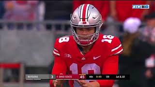 Supercut Tate Martell Goes 1010 and Electrifies Ohio Stadium Against Rutgers [upl. by Annavaj890]