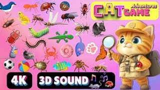 CAT Games Adventures  Ultimate Cat TV Compilation Vol 36  SPECIAL EPISODE 3 HOUR🐝🐞🦋🦎🦜🐜🐭🧵 NO ADS [upl. by Manuel]