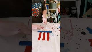 DIY Paint stick Uncle Sam decor [upl. by Airyt]