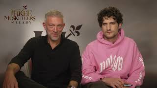 Vincent Cassel amp Louis Garrel interview on The Three Musketeers Milady [upl. by Rudd]