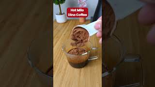 Milo Dinosaur Coffee Recipe shorts coffee coffeelovers [upl. by Halbeib]