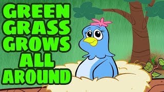 Green Grass Grows All Around  Childrens Song with Lyrics  Kids Songs by The Learning Station [upl. by Siocnarf]