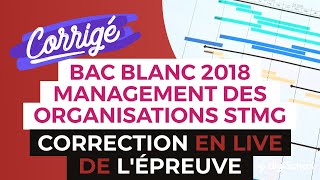 Bac Blanc by digiSchool  Correction en LIVE du Bac Blanc de Management des Organisations STMG [upl. by Drolet]