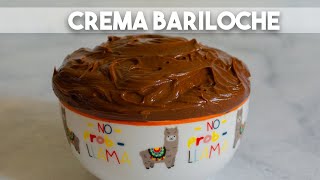 CREMA BARILOCHE ideal para rellenar y decorar tortas [upl. by Enamart]