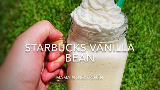 DIY Starbucks Vanilla Bean Frappuccino [upl. by Botti140]