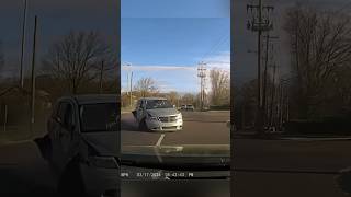 Dashcam video shows out of control van crash into car [upl. by Eisinger]