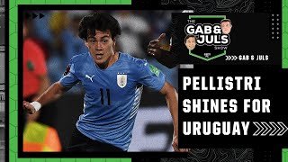 A Manchester United star in the making Facundo Pellistri shines in Uruguay win  CONMEBOL  ESPN FC [upl. by Seuqram712]