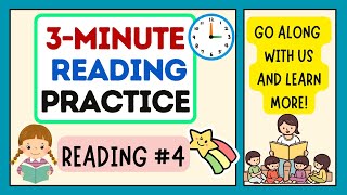 3MINUTE READING for CHILDREN  SHORT SOUND  Ee   BasicCommon Words  KinderGrade 1Grade 3 [upl. by Yejus]