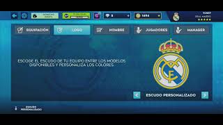 Cómo poner el escudo y el uniforme del real Madrid en dls 24 No olvides subscribirte [upl. by Alemaj]