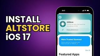 INSTALL ALTSTORE IOS 17 [upl. by Enaxor]