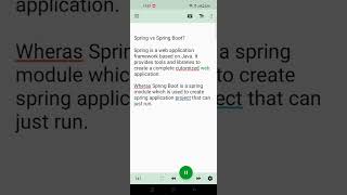 Spring vs Spring Boot springbootinterviewquestions [upl. by Jazmin]